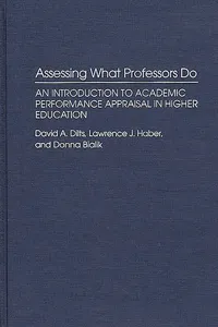 Assessing What Professors Do_cover