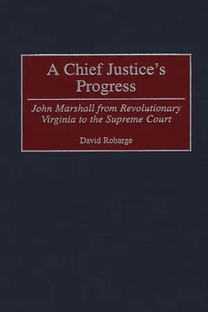 A Chief Justice's Progress