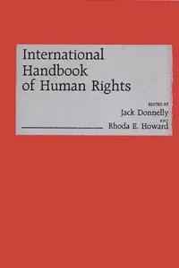 International Handbook of Human Rights_cover