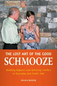 The Lost Art of the Good Schmooze_cover