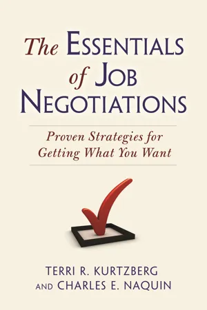 The Essentials of Job Negotiations