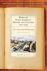 Books on Early American History and Culture, 2001–2005_cover