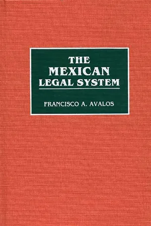 The Mexican Legal System