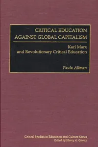 Critical Education Against Global Capitalism_cover