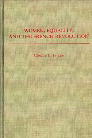 Women, Equality, and the French Revolution