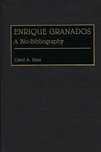 Enrique Granados_cover