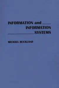 Information and Information Systems_cover