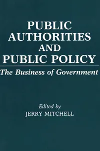 Public Authorities and Public Policy_cover