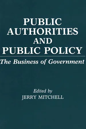 Public Authorities and Public Policy