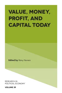 Value, Money, Profit, and Capital Today_cover