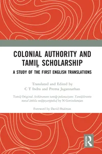 Colonial Authority and Tamiḻ Scholarship_cover