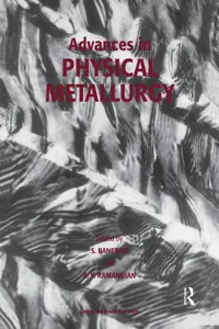Advances in Physical Metallurgy_cover
