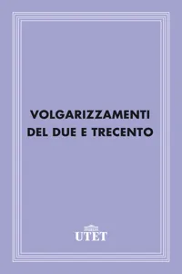 Volgarizzamenti del Due e Trecento_cover