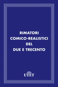 Rimatori comico-realistici del Due e Trecento_cover