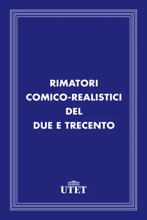 Rimatori comico-realistici del Due e Trecento