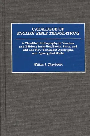 Catalogue of English Bible Translations