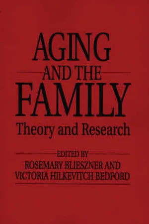 Handbook of Aging and the Family