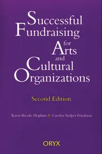 Successful Fundraising for Arts and Cultural Organizations_cover