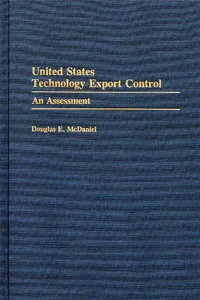 United States Technology Export Control_cover