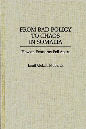 From Bad Policy to Chaos in Somalia