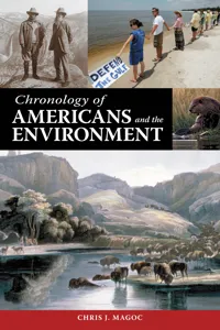 Chronology of Americans and the Environment_cover