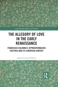 The Allegory of Love in the Early Renaissance_cover