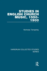 Studies in English Church Music, 1550-1900_cover