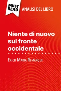 Niente di nuovo sul fronte occidentale di Erich Maria Remarque_cover