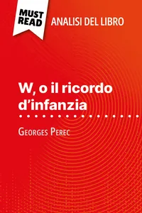 W, o il ricordo d'infanzia di Georges Perec_cover
