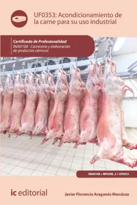 Acondicionamiento de la carne para su uso industrial. INAI0108_cover
