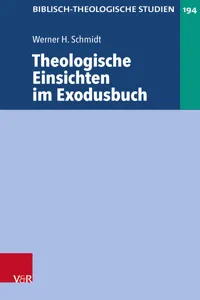 Theologische Einsichten im Exodusbuch_cover