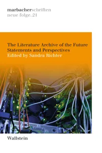 The Literature Archive of the Future_cover