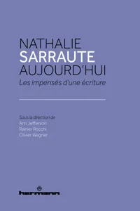 Nathalie Sarraute aujourd'hui_cover