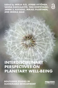 Interdisciplinary Perspectives on Planetary Well-Being_cover