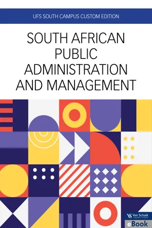 UFS SOUTH CAMPUS EDITION SOUTH AFRICAN PUBLIC ADMINISTRATION AND MANAGEMENT 10