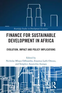 Finance for Sustainable Development in Africa_cover