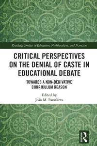 Critical Perspectives on the Denial of Caste in Educational Debate_cover