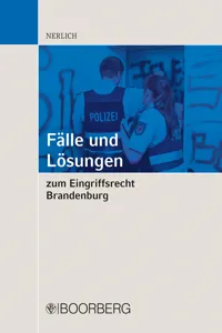 Fälle und Lösungen zum Eingriffsrecht Brandenburg_cover