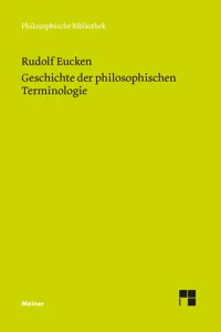 Geschichte der philosophischen Terminologie_cover