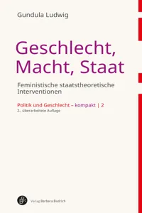 Geschlecht, Macht, Staat_cover