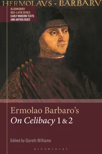 Ermolao Barbaro's On Celibacy 1 and 2_cover