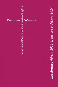 Common Worship Lectionary Advent 2023 to the Eve of Advent 2024_cover