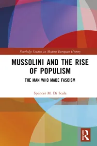 Mussolini and the Rise of Populism_cover