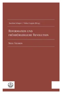 Reformation und frühbürgerliche Revolution_cover