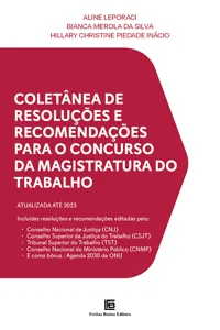 Coletânea de Resoluções e Recomendações para o Concurso da Magistratura do Trabalho_cover