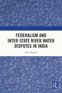 Federalism and Inter-State River Water Disputes in India_cover