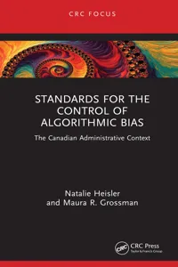 Standards for the Control of Algorithmic Bias_cover