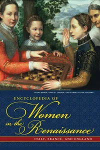 Encyclopedia of Women in the Renaissance_cover