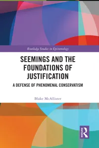 Seemings and the Foundations of Justification_cover