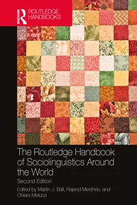 The Routledge Handbook of Sociolinguistics Around the World_cover